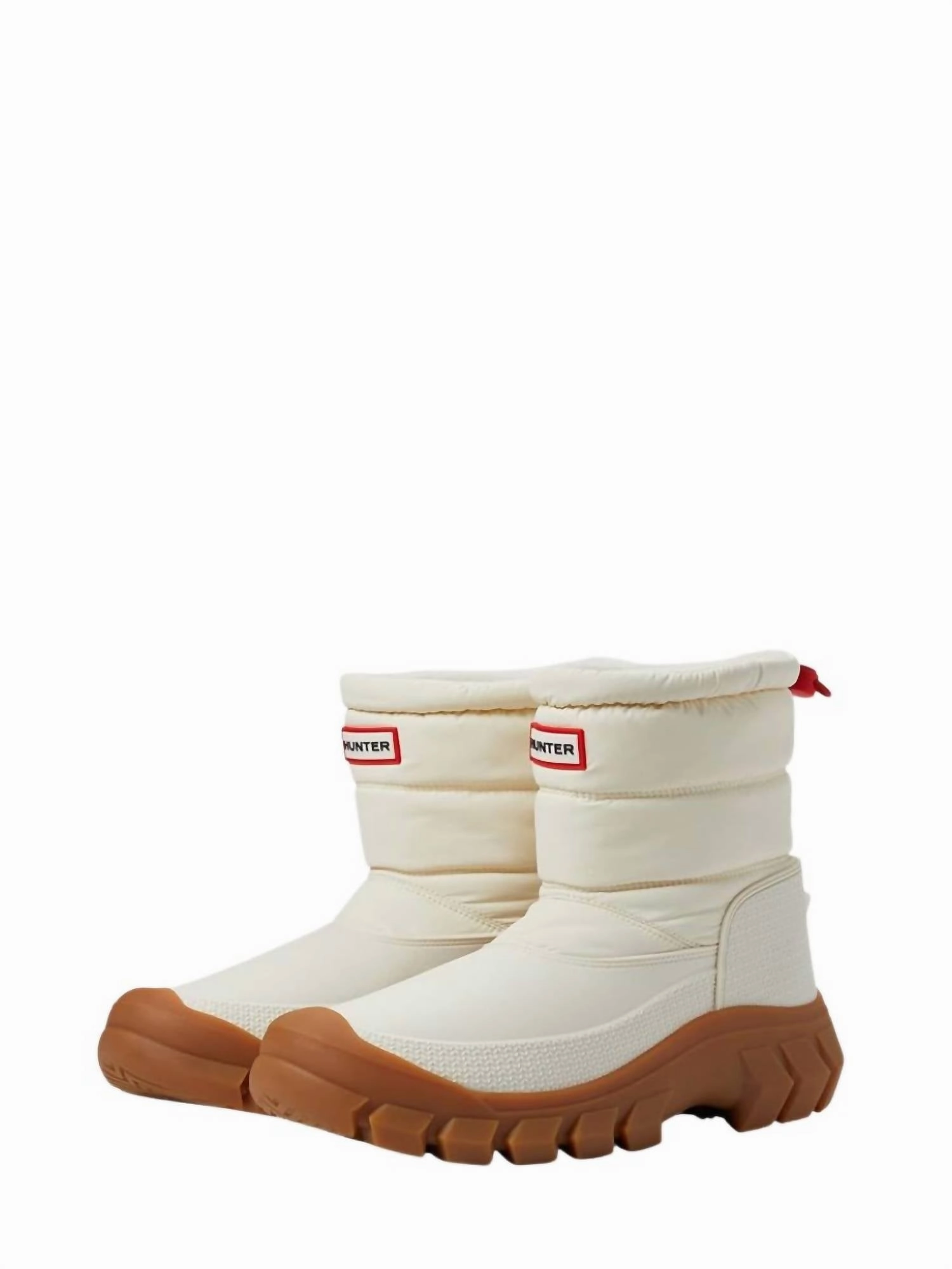 Women's Intrepid Short Snow Boot In White Willow/gum Stormy Weather
