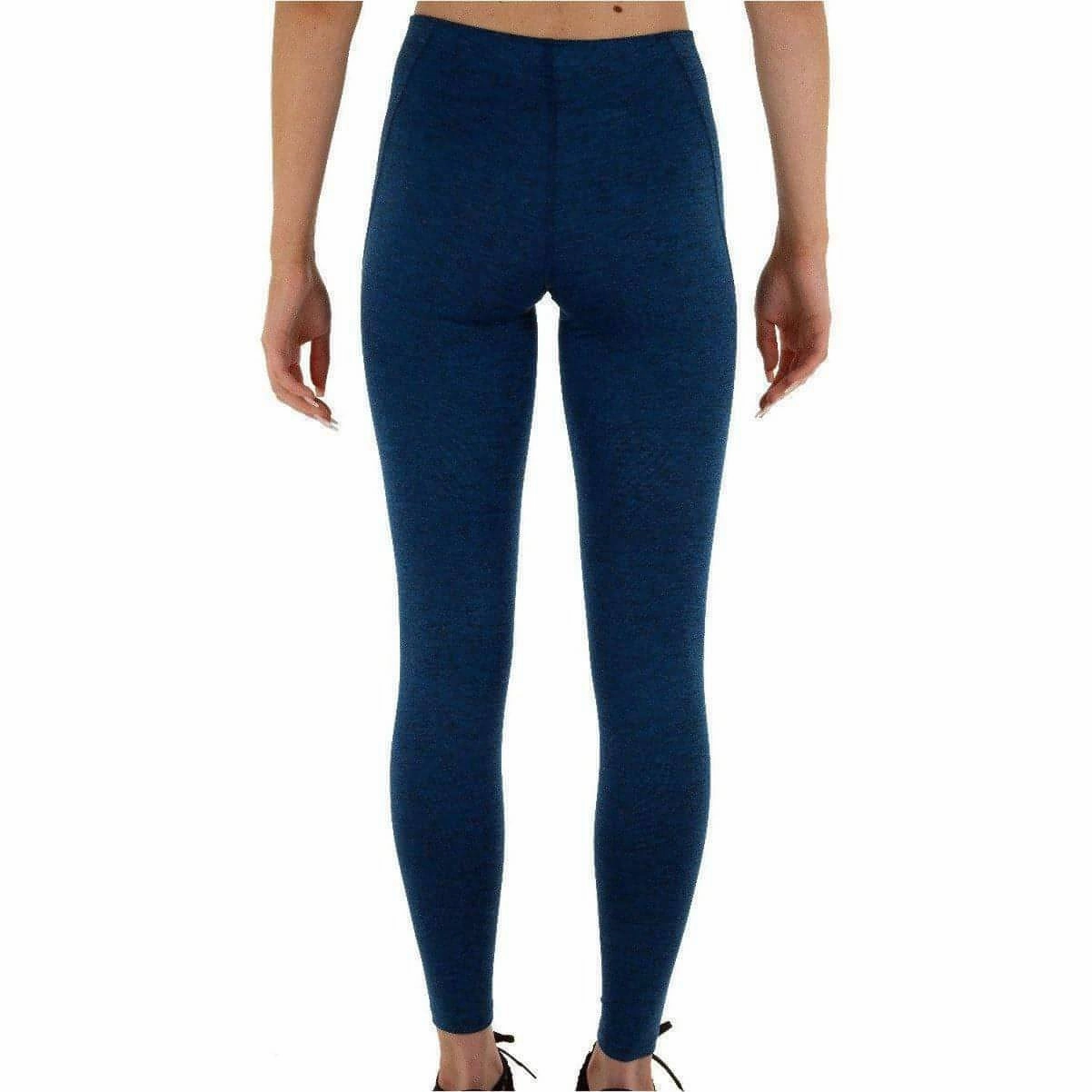 More Mile Train To Run Womens Long Running Tights - Blue School Sports For Teens