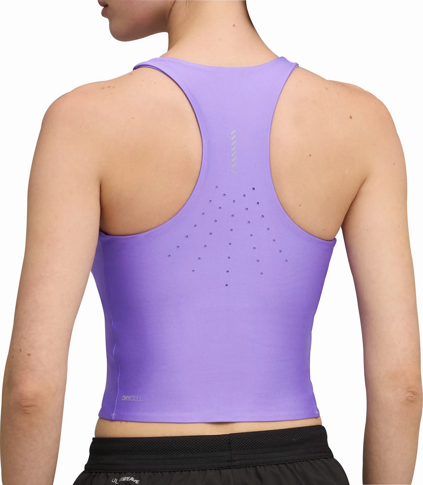 made in South America Puma Raceday UltraForm Womens Running Crop Top - Purple