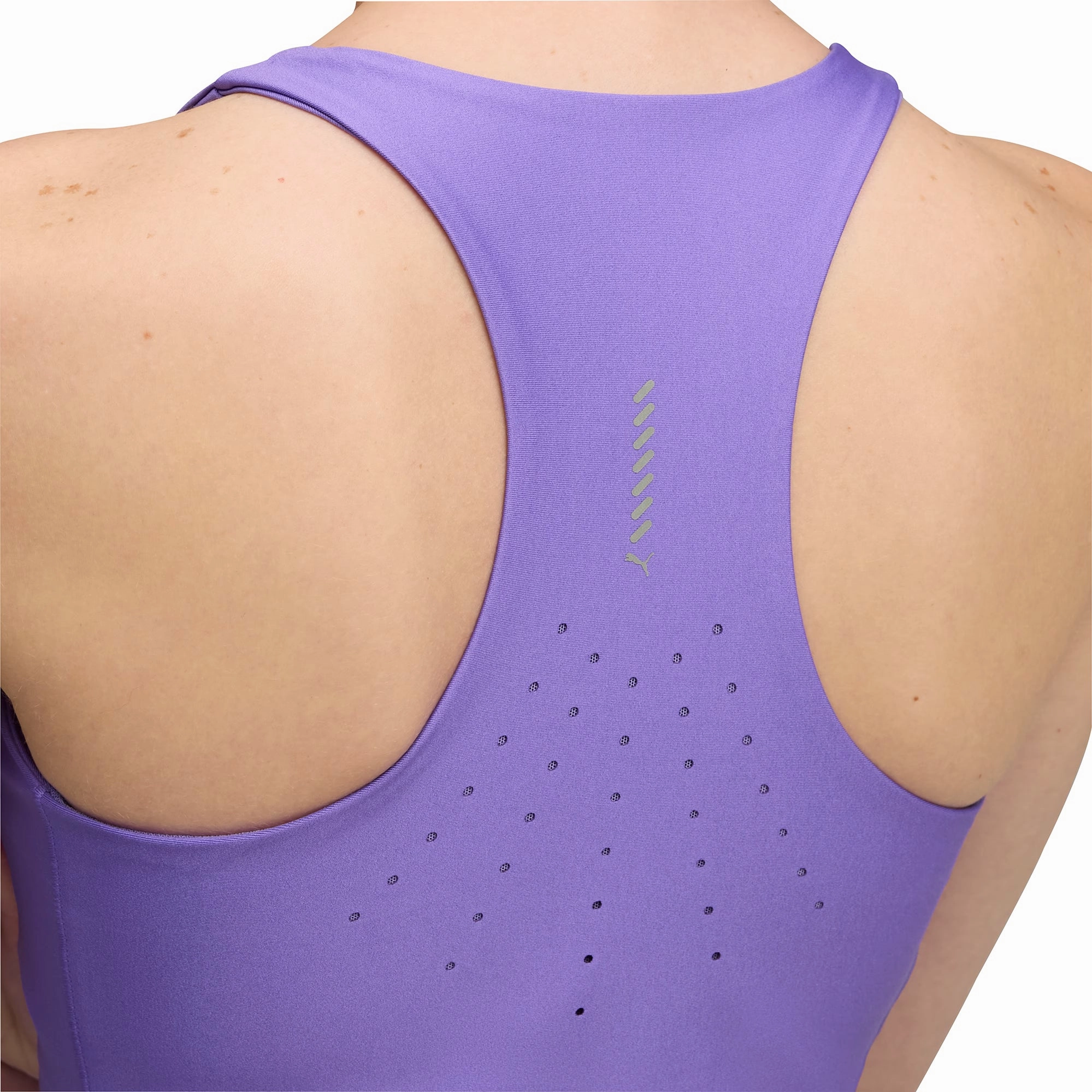 Puma Raceday UltraForm Womens Running Crop Top - Purple Craftsmanship Advanced Moisture Management