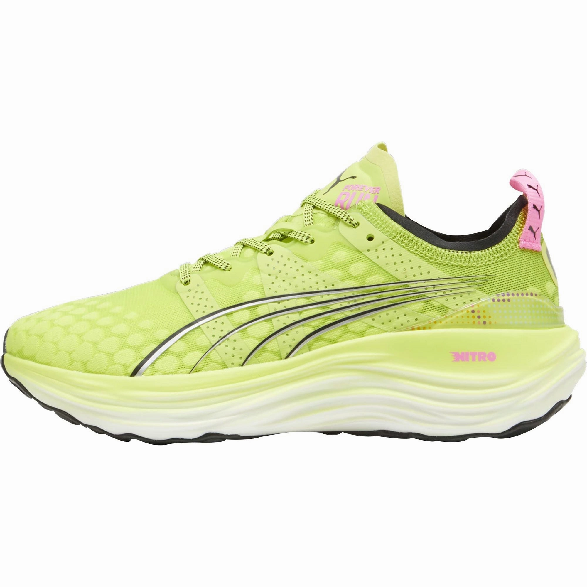 easy move Micro Grip Tread Pattern Puma ForeverRun Nitro Womens Running Shoes - Yellow
