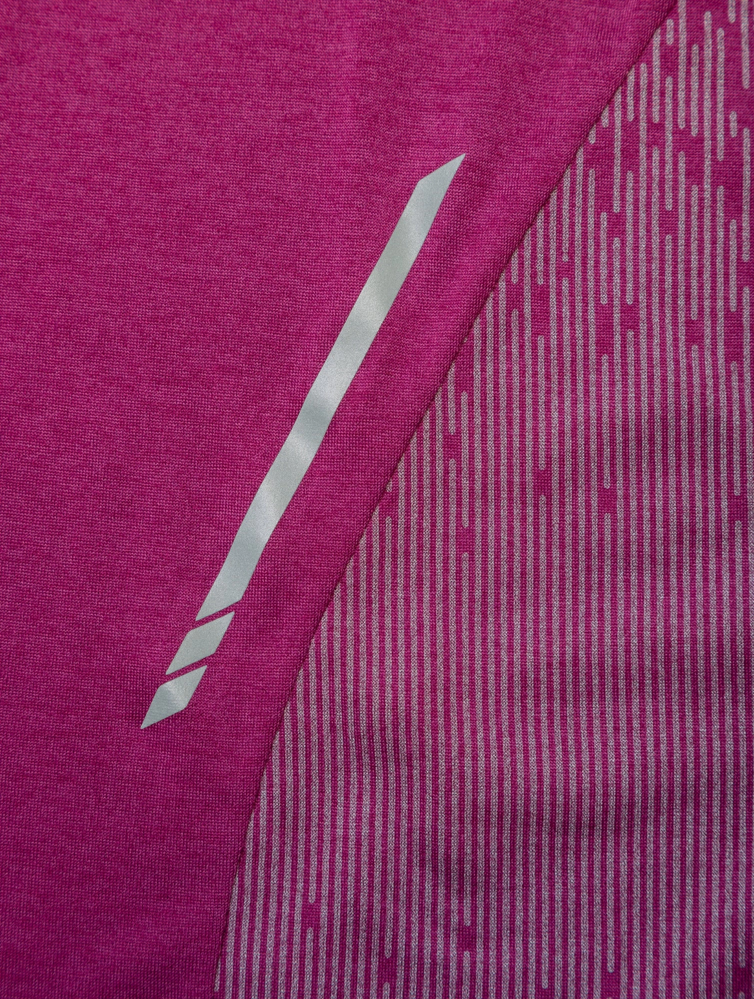 Ronhill Tech Reflect Long Sleeve Womens Running Top - Purple Pet Friendly Cuffed edge