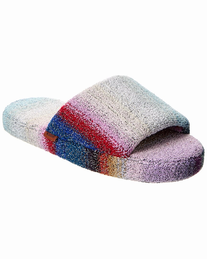 All Day Wear Padded Missoni Home Clancy Pantofola Aperta C/Fascia Slippers