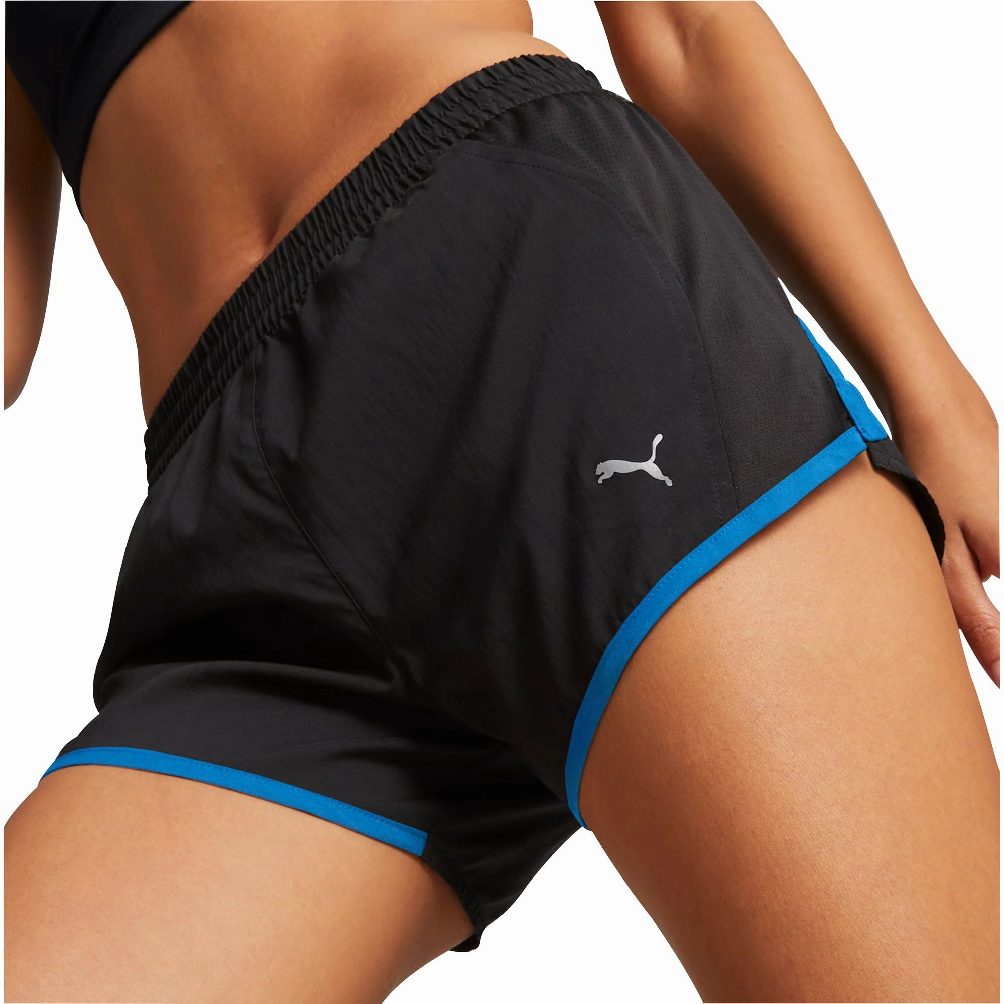 Puma Favourite Velocity 3 Inch Womens Running Shorts - Black Flats