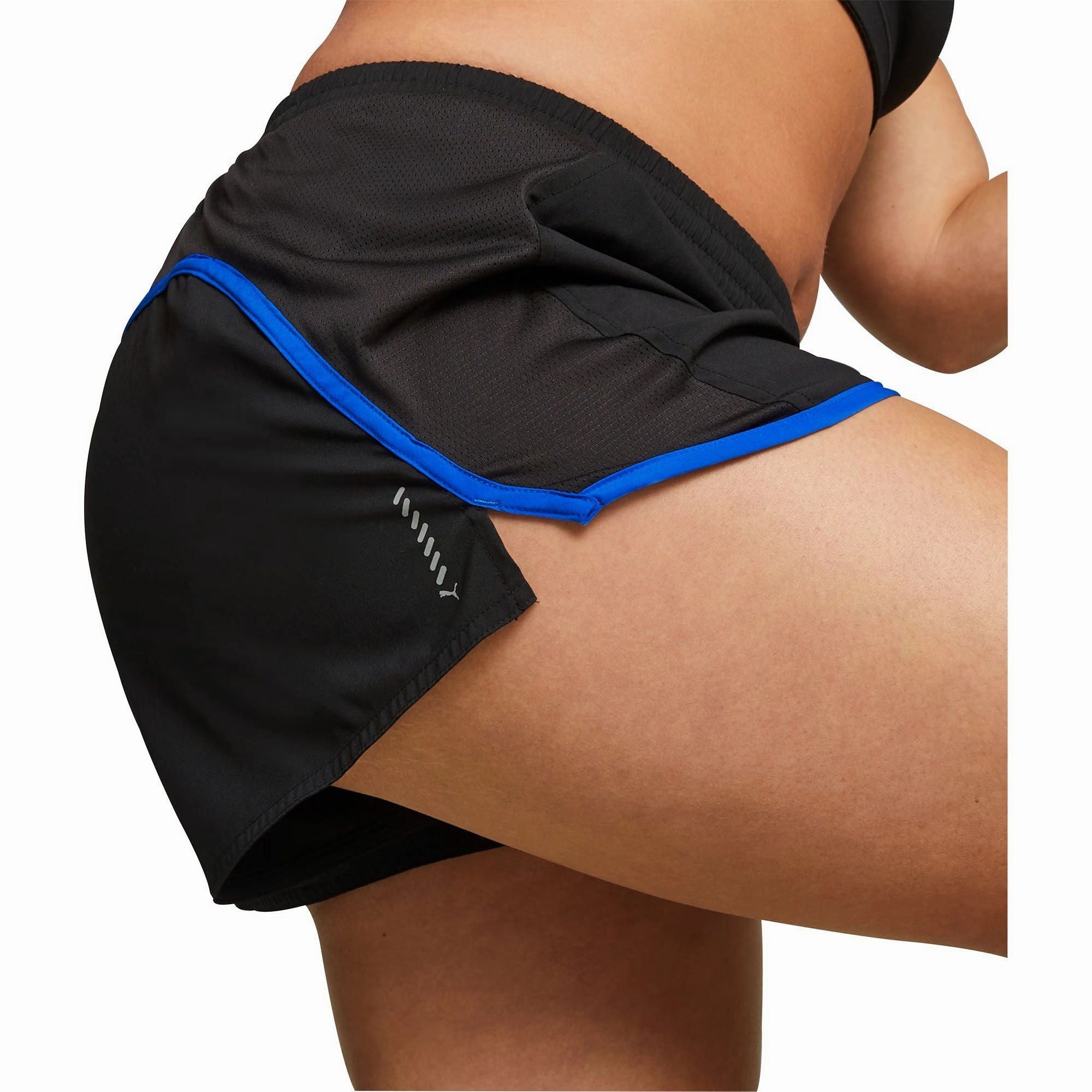 Puma Favourite Velocity 3 Inch Womens Running Shorts - Black color - fast