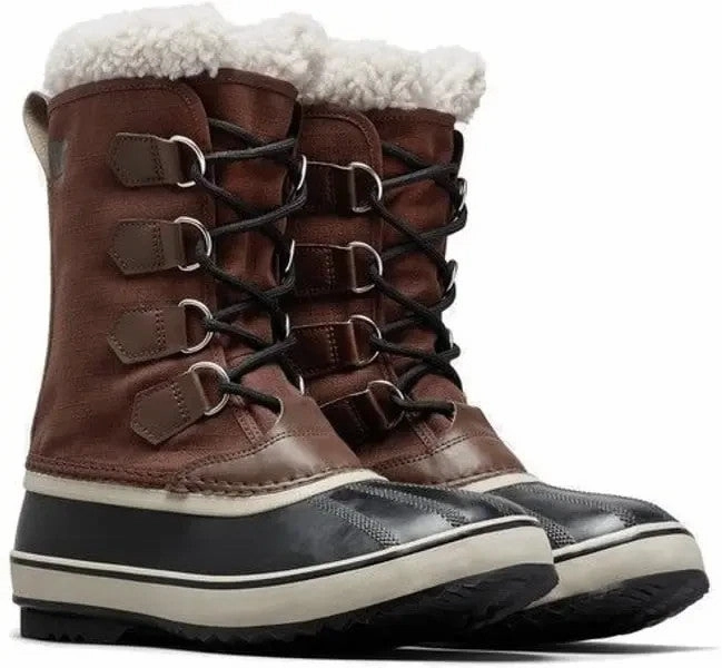 Sorel 1964 Pac Winter Boots Men's  Brown Faux Fur Waterproof Mid-Calf VER095 Snow Explorer Memory Foam Insert