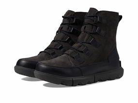 Casual Elegance Sorel Explorer Next Men's   Black Waterproof Round Toe Winter Boots VER298