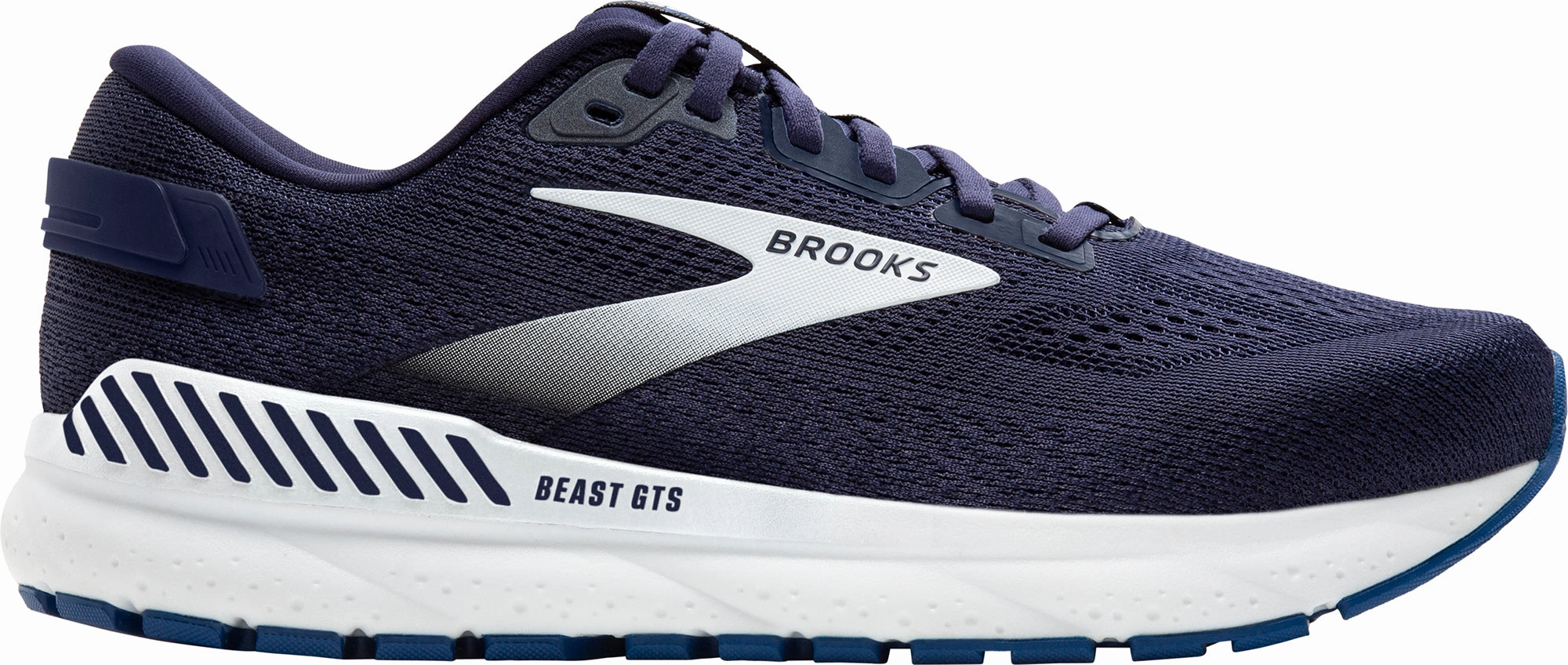 Brooks Beast GTS 24 WIDE FIT Mens Running Shoes - Navy track shoes Versatile Usage