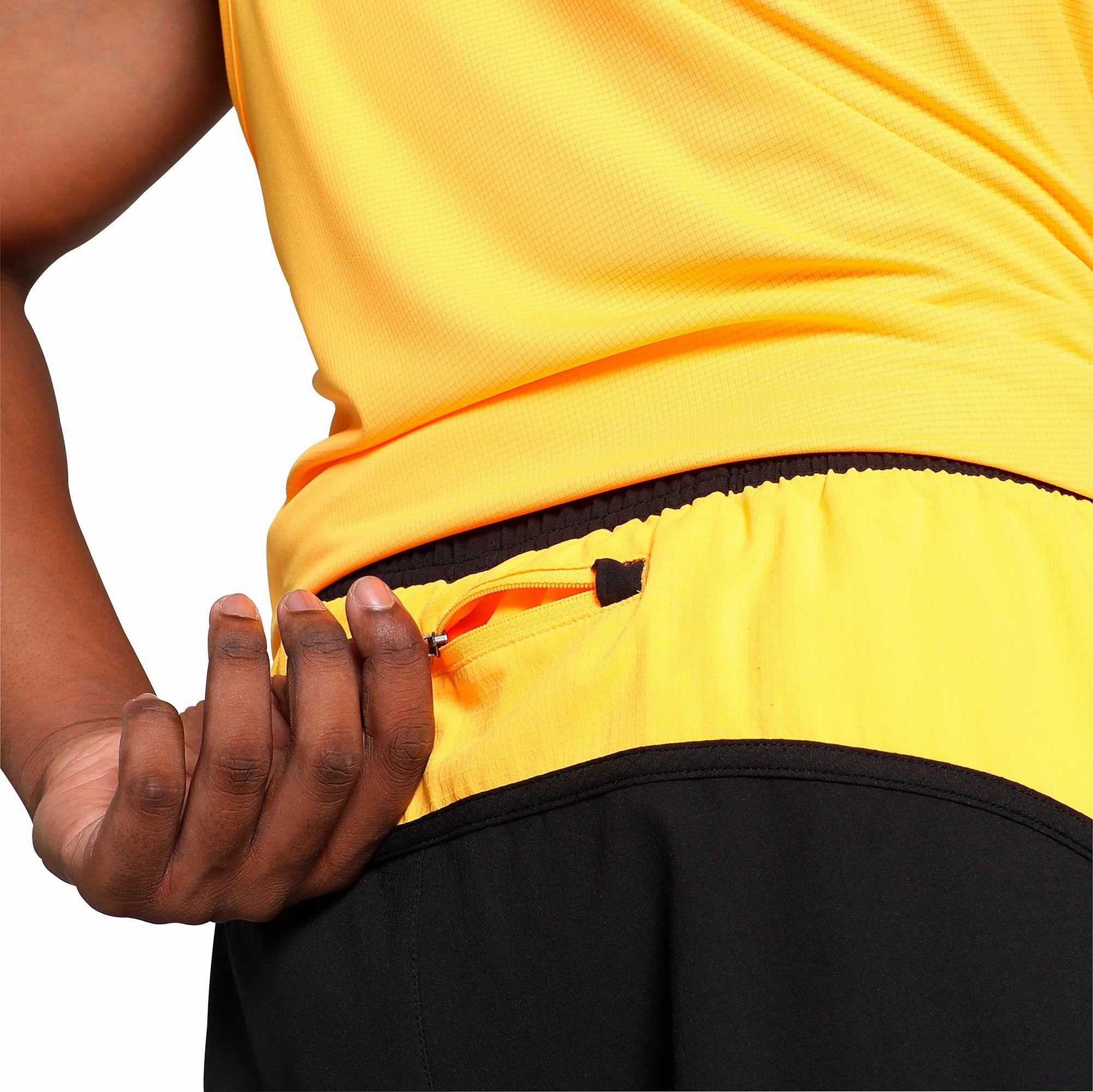 Puma Velocity Ultraweave 2 In 1 Mens Running Shorts - Black earthy shades tumble dry