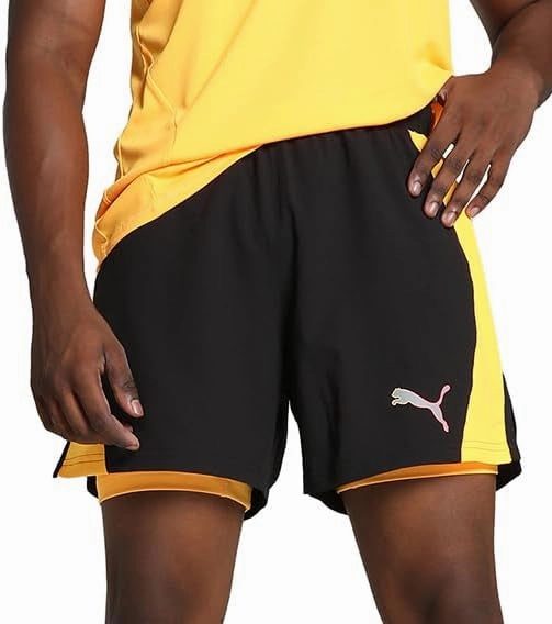 Core Flex Puma Velocity Ultraweave 2 In 1 Mens Running Shorts - Black