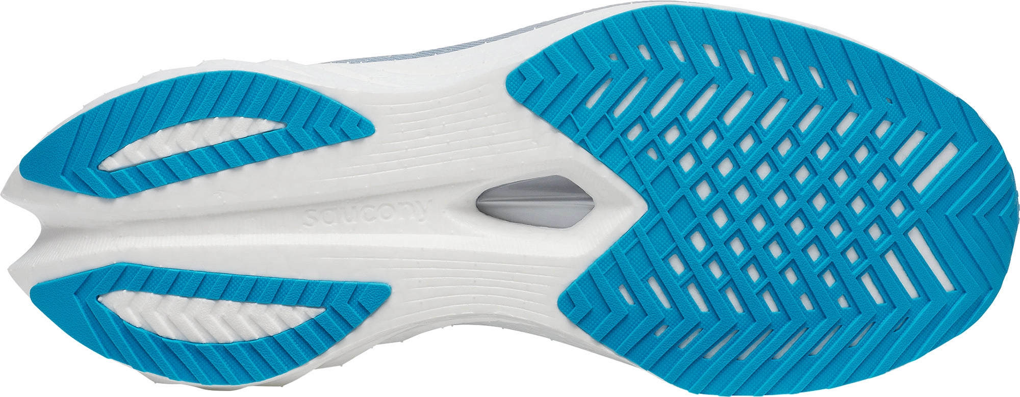 Elastic Gusset Impact Diffusion Tech Saucony Endorphin Speed 4 Womens Running Shoes - Blue