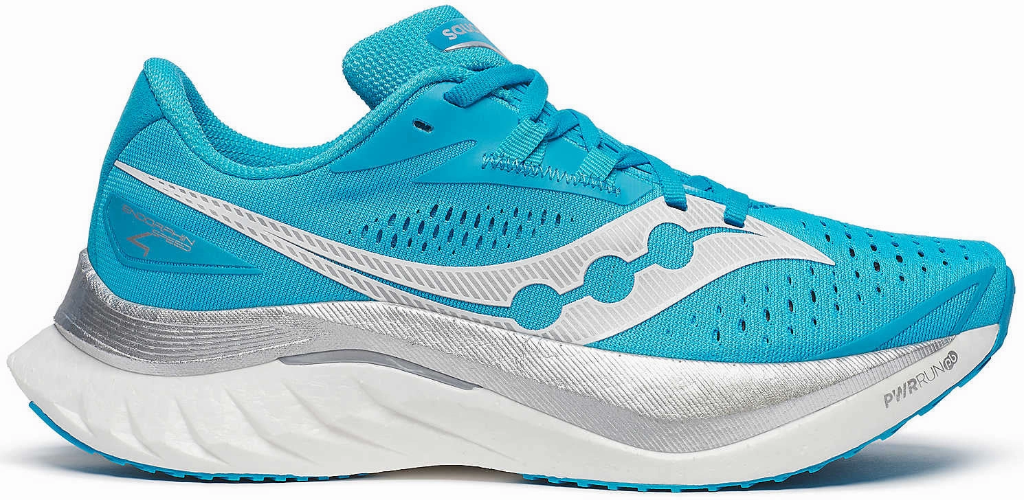 Saucony Endorphin Speed 4 Womens Running Shoes - Blue Wide training shoes