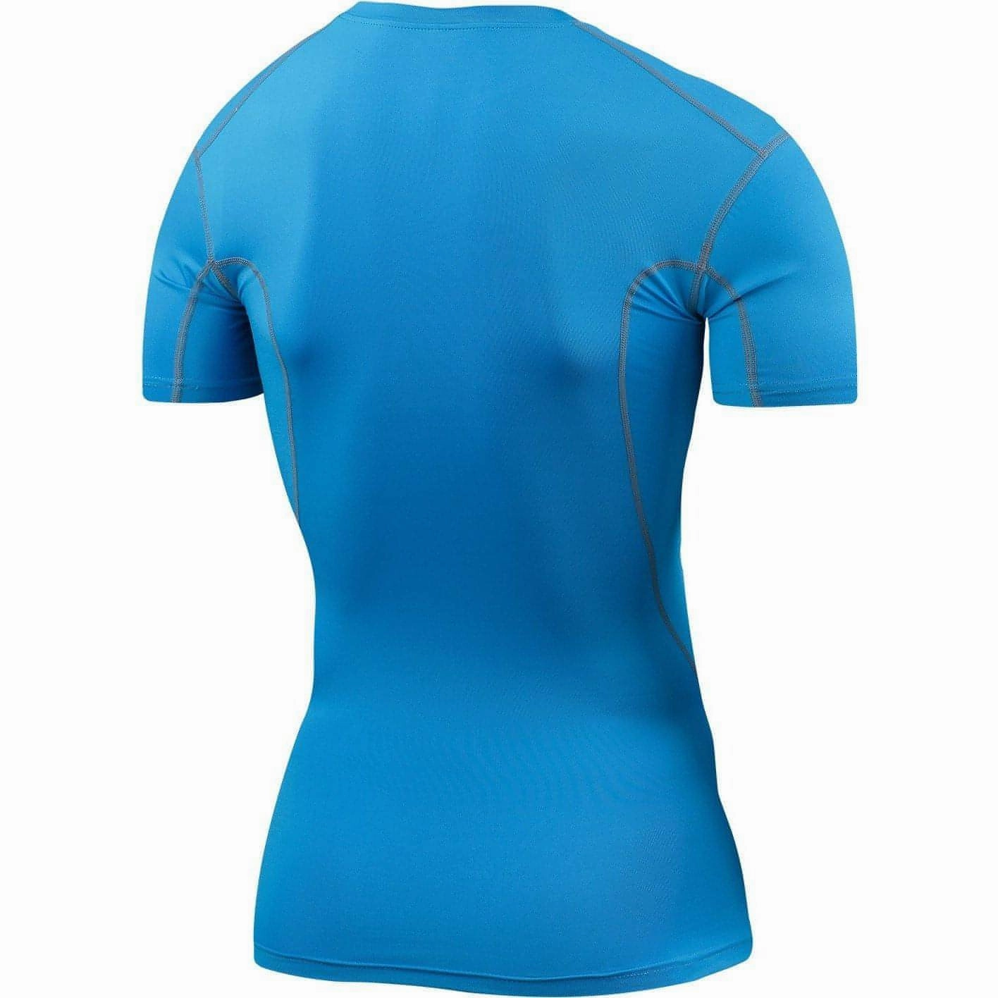 Modern Trend Look brandable TCA Pro Performance Short Sleeve Thermal Junior Compression Top - Sky
