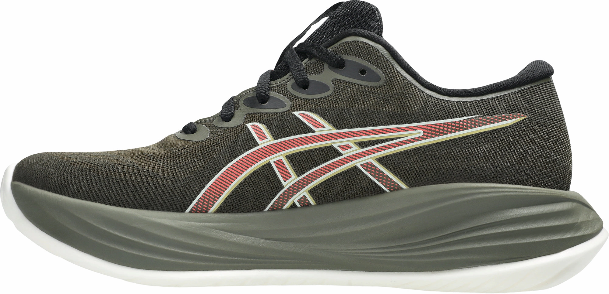 Asics Gel Cumulus 27 GORE-TEX Womens Running Shoes - Green polyurethane sole shoes Knit Cage