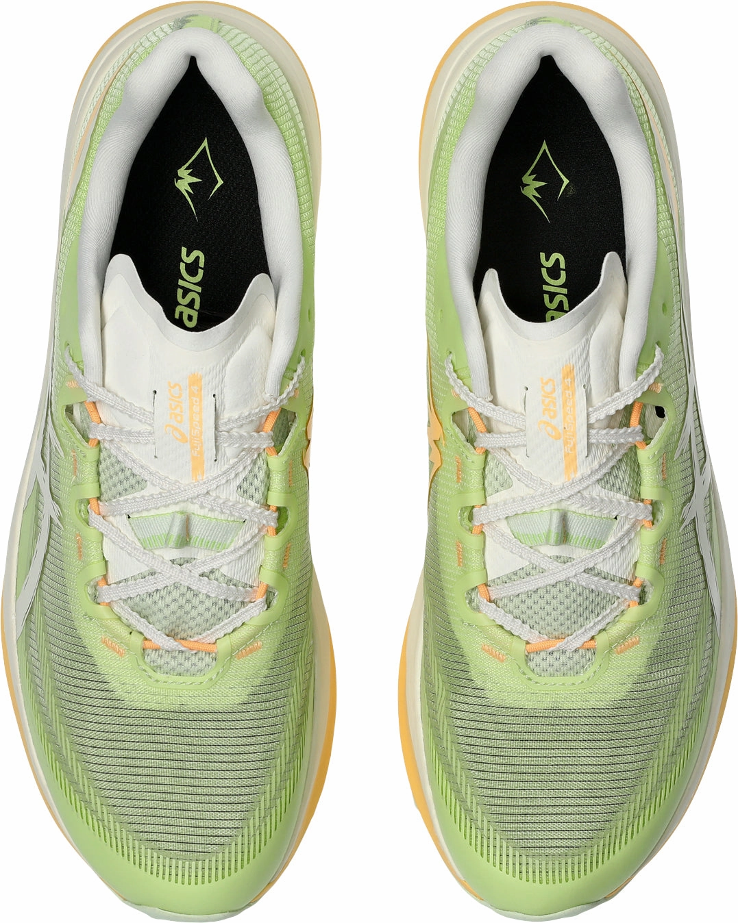 Asics Fuji Speed 4 Mens Trail Running Shoes - Green Thermal Regulating Insole