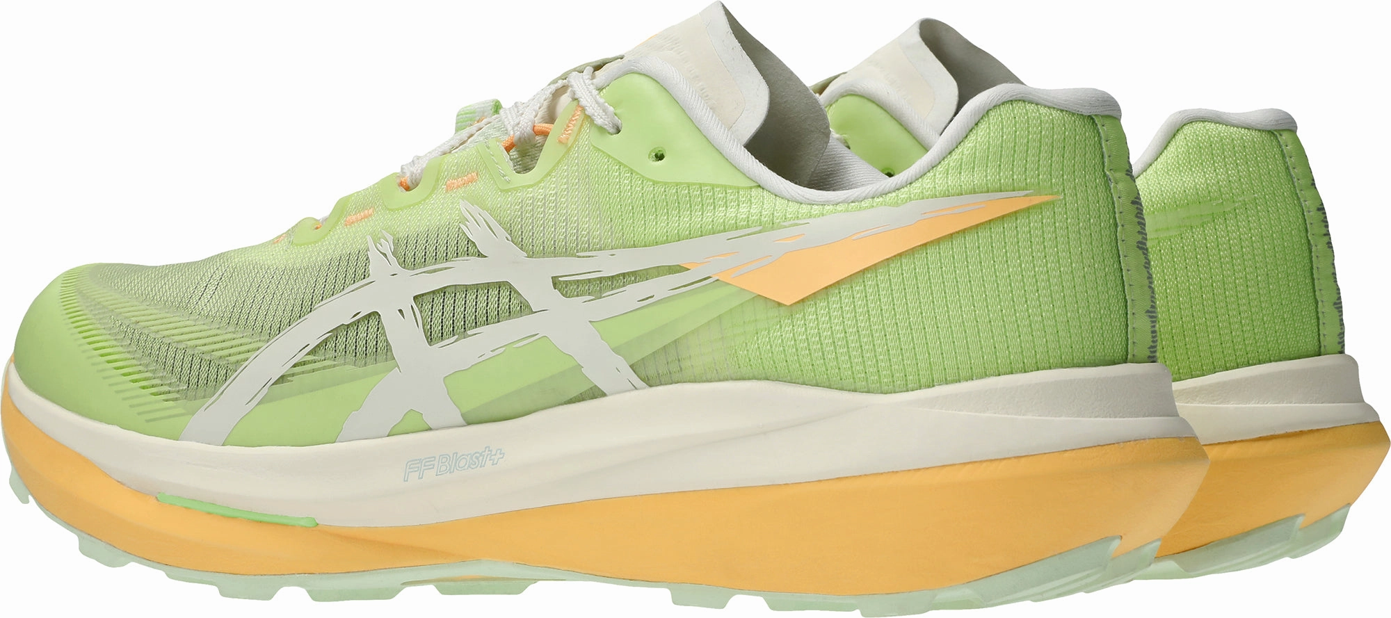 Asics Fuji Speed 4 Mens Trail Running Shoes - Green Hook And Loop