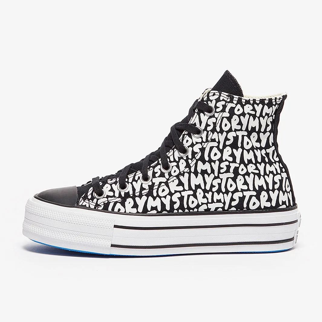 Morning Pace Converse Womens Chuck Taylor All Star Double Stack Lift