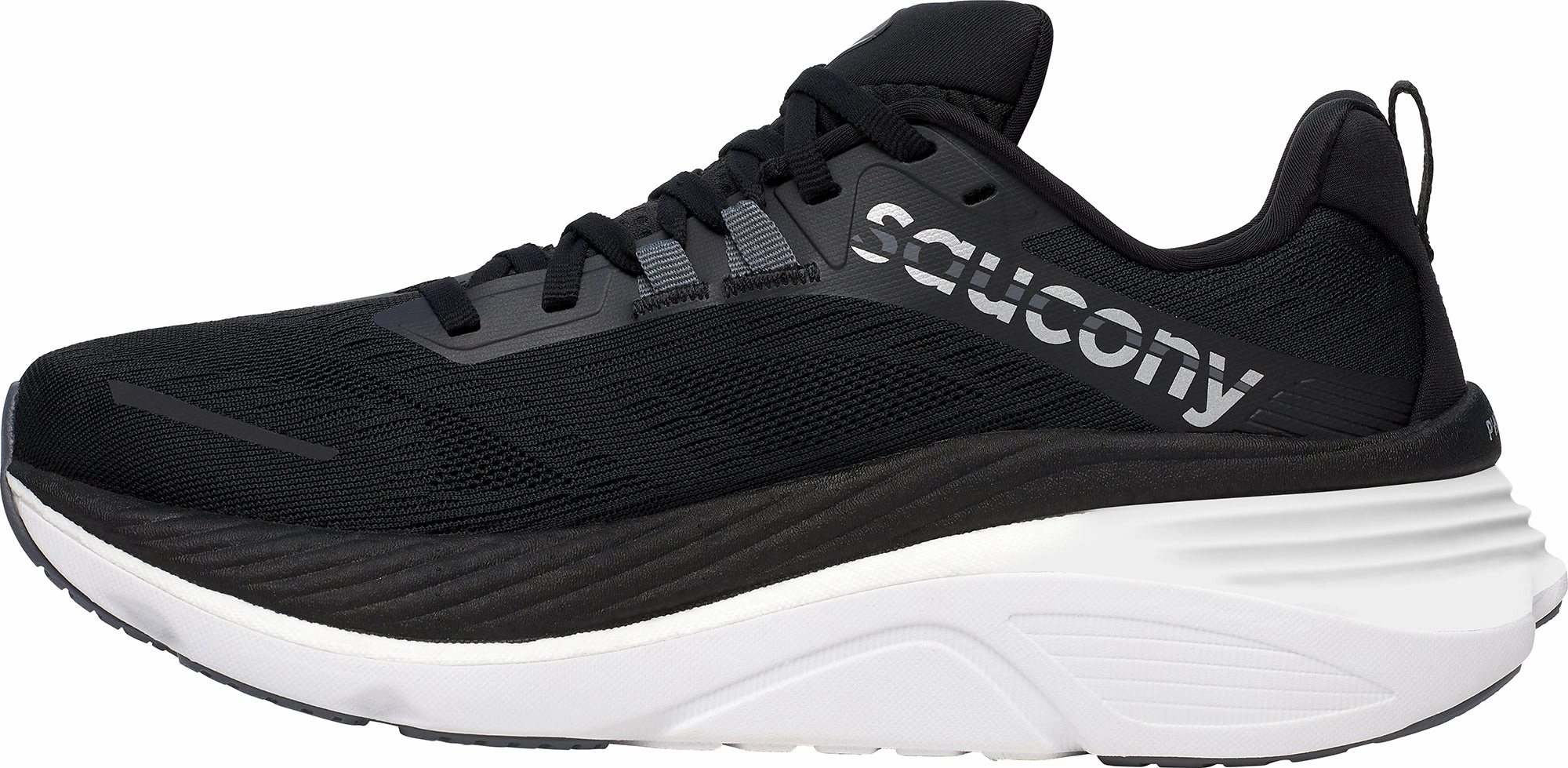 high - performance running shoes hot - weather shoes Saucony Hurricane 24 Womens Running Shoes - Black