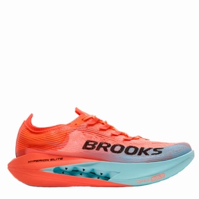 scientific - event running wear Brooks Unisex Hyperion Elite 5 Running Shoes in Pink Clay/Atomizer Blue AW25