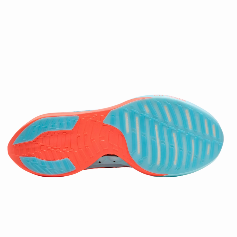 Brooks Unisex Hyperion Elite 5 Running Shoes in Pink Clay/Atomizer Blue AW25 Ultra Cushioned Collar