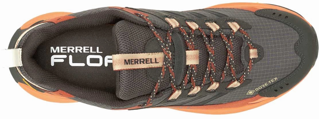 Pressure Redistribution Tech Lightweight Cushioned Sole Merrell Moab Speed 2 GORE-TEX Mens Walking Shoes - Grey