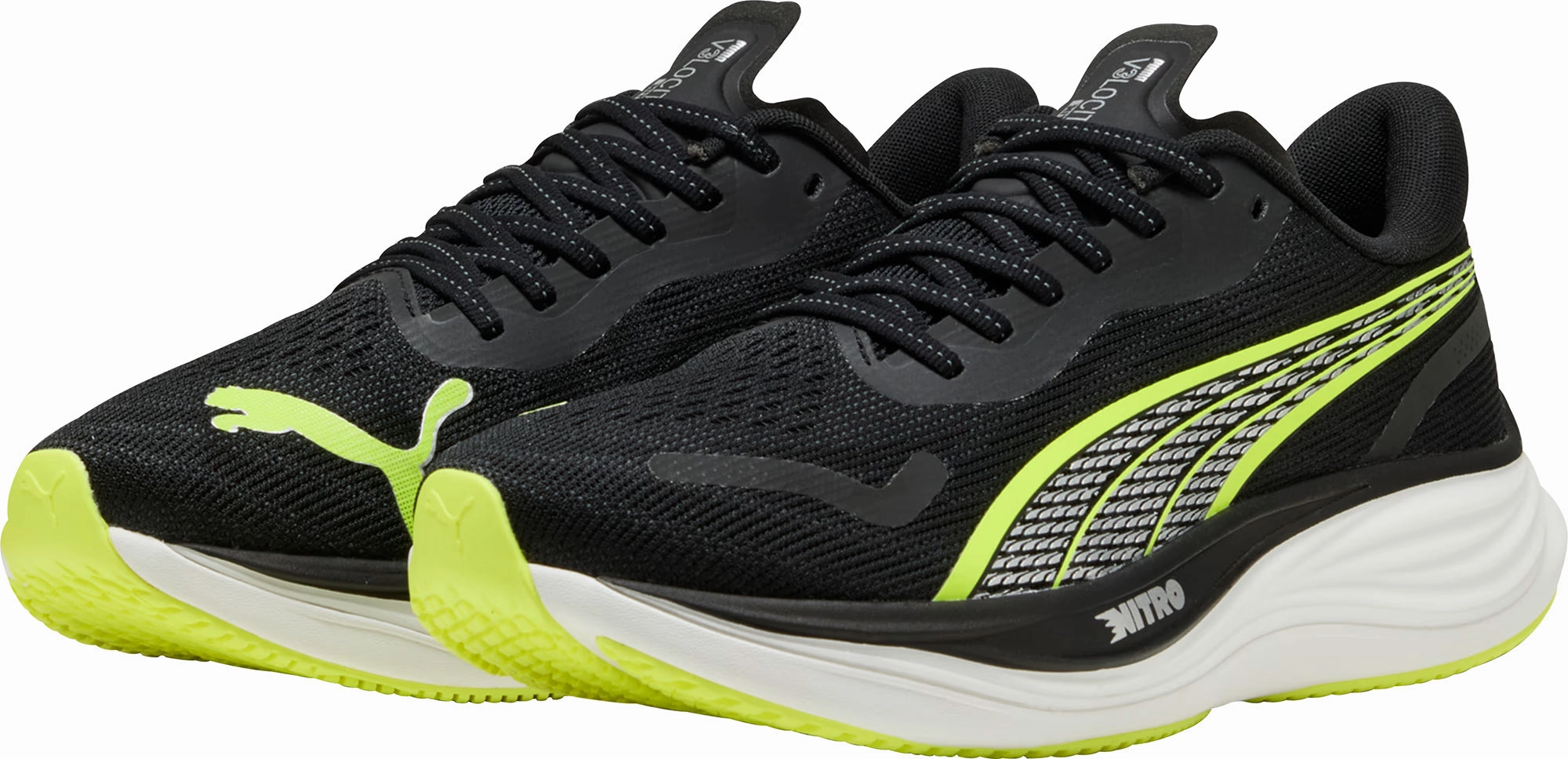 comfortable - experience shoes Puma Velocity Nitro 3 WIDE FIT Mens Running Shoes - Black