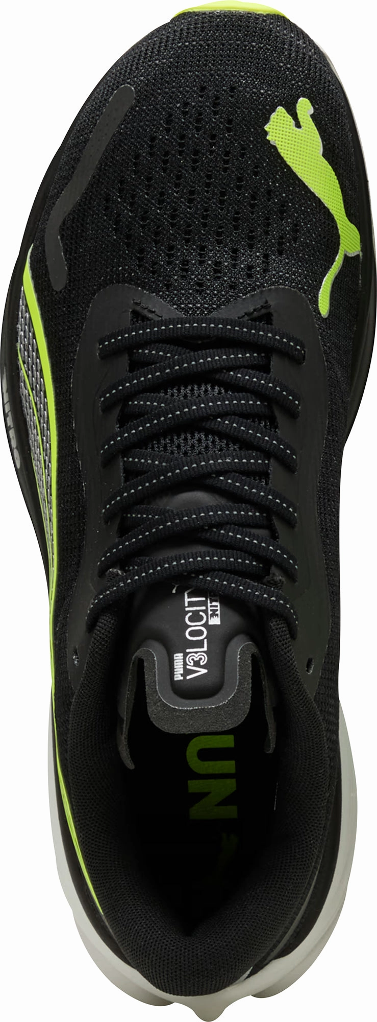 Moisture Wicking Inner Liner sale shoes Puma Velocity Nitro 3 WIDE FIT Mens Running Shoes - Black