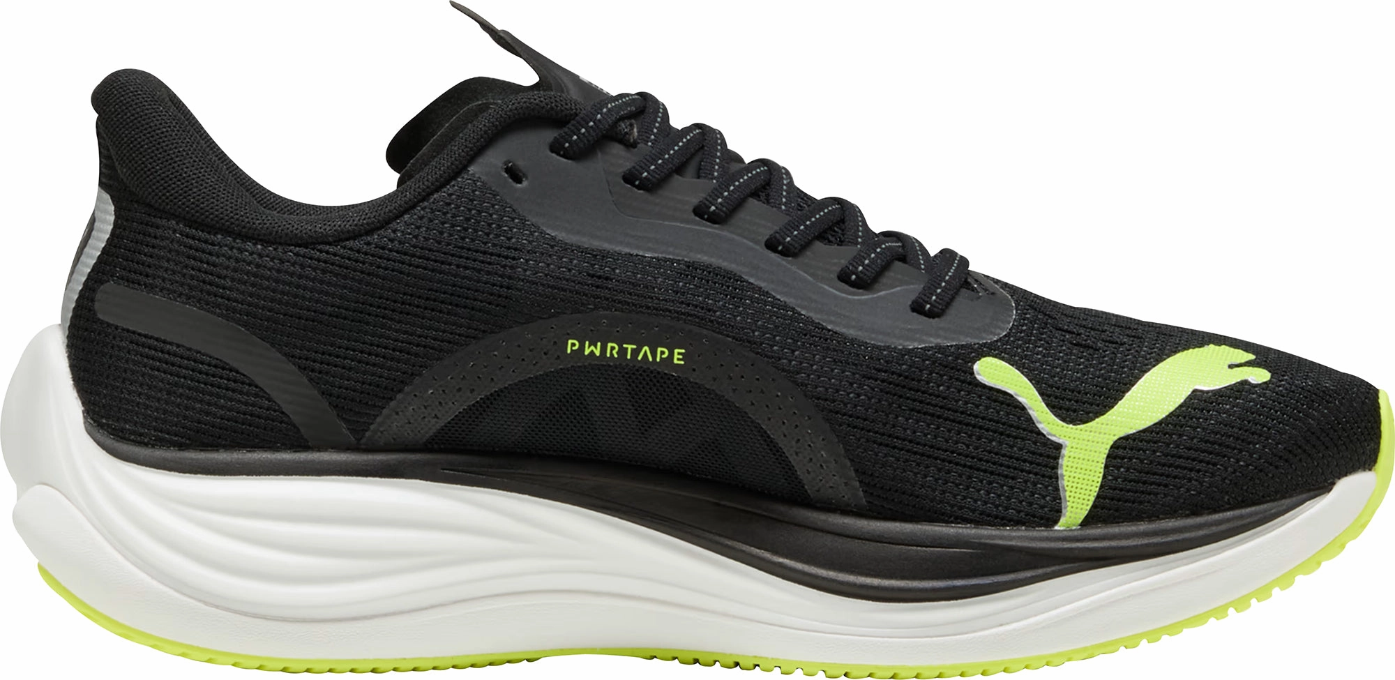 Flexible sole construction exploration Puma Velocity Nitro 3 WIDE FIT Mens Running Shoes - Black