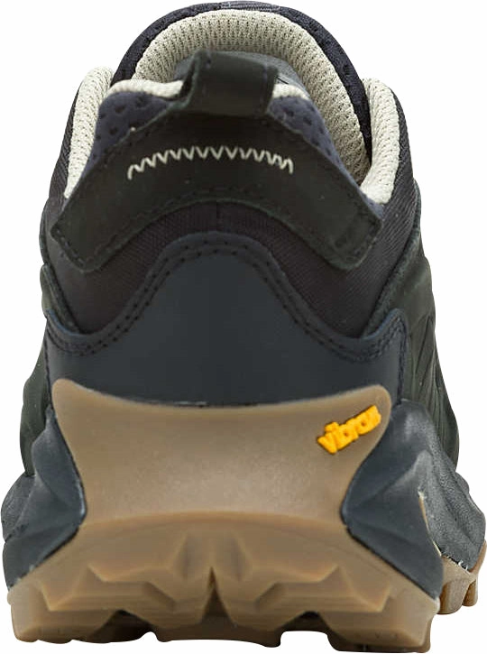 Hyper Elastic Cushioning traction - grip - feature shoes Merrell Moab Speed 2 Leather Waterproof Womens Walking Shoes - Black