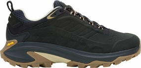 Merrell Moab Speed 2 Leather Waterproof Womens Walking Shoes - Black running in spring shoes running in smooth tracks shoes