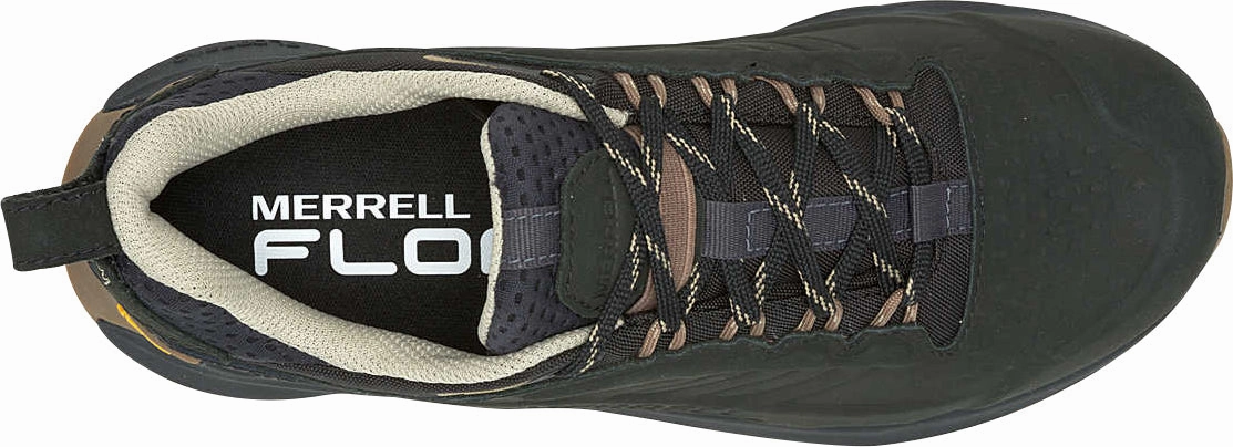 slip - on style physical activity Merrell Moab Speed 2 Leather Waterproof Womens Walking Shoes - Black