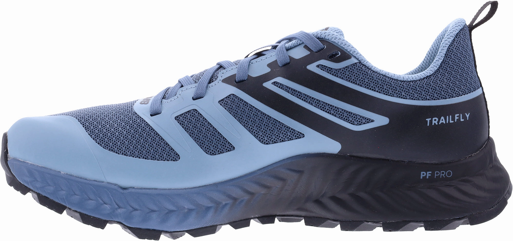 soft - ground shoes All Weather Performance Inov8 TrailFly WIDE FIT Womens Trail Running Shoes - Blue