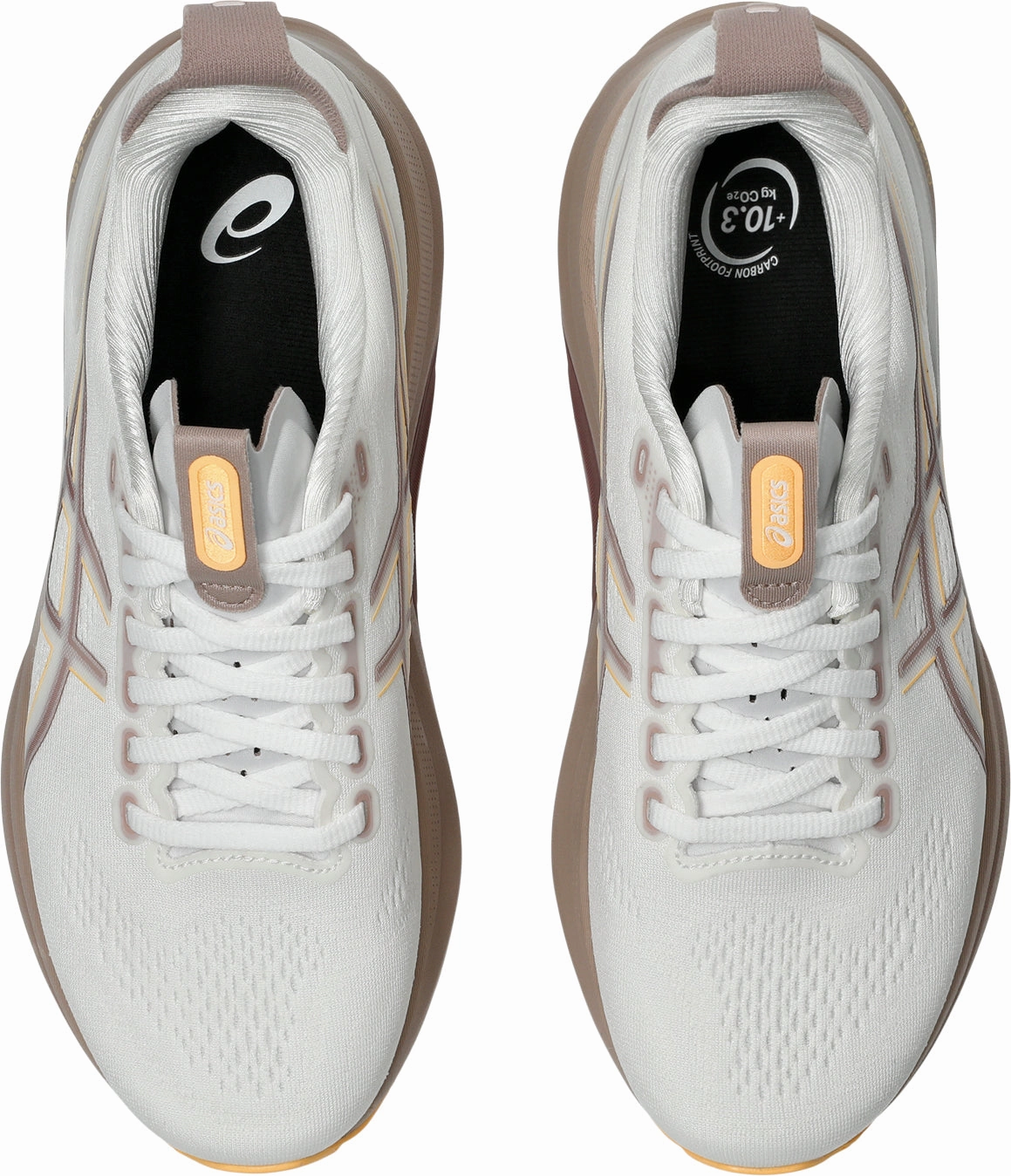 track running footwear Training - session Asics Gel Kayano 32 Womens Running Shoes - White