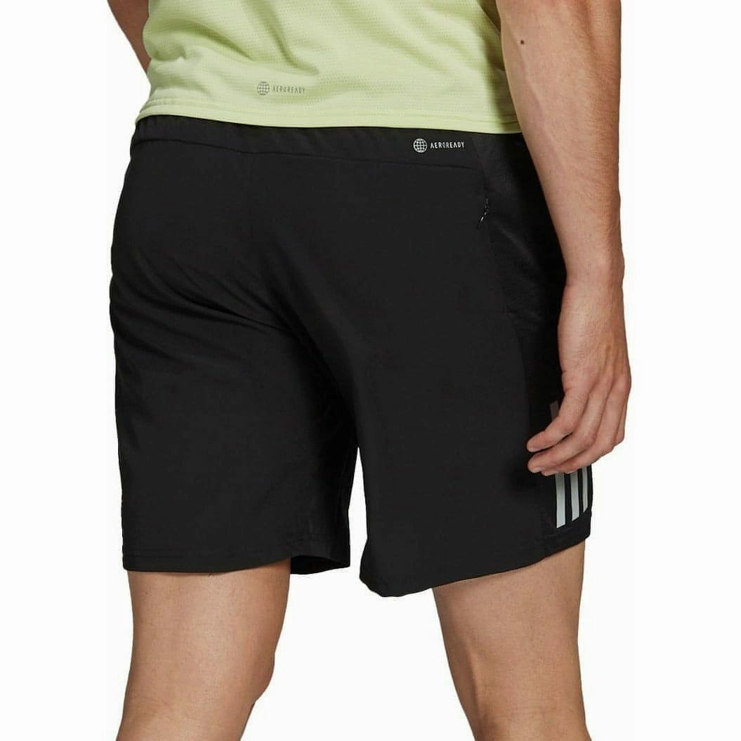 adidas Own The Run 7 Inch Mens Running Shorts - Black Lightweight Material