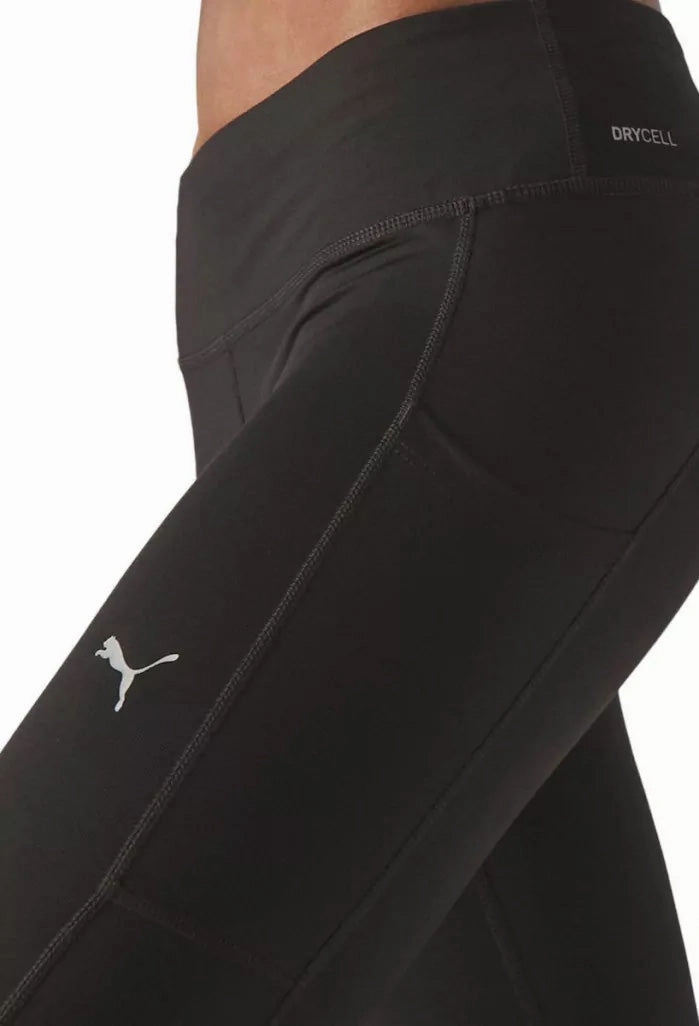 Morning Jog Ultra Light Outdoor Lover Morning Stretch Puma Run Favourite Velocity 3/4 Capri Womens Running Tights - Black
