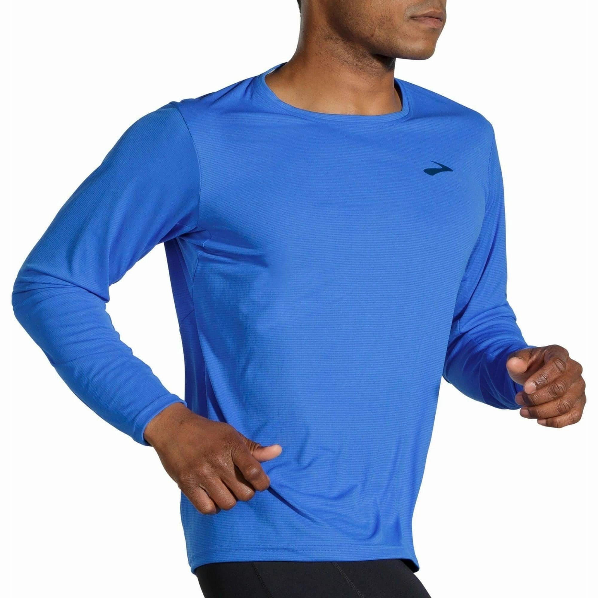 Brooks Atmosphere Long Sleeve Mens Running Top - Blue No pockets