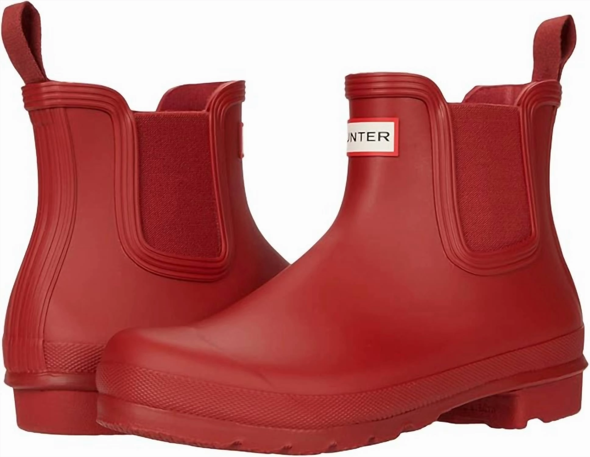 Chilly Comfort Walk Cold Protection Women's Original Chelsea Rain Boot In Military Red