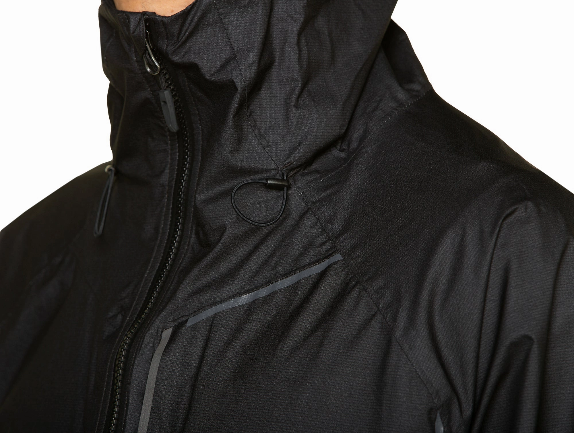 Ronhill Tech Fortify Mens Running Jacket - Black Possibility Breathable Material