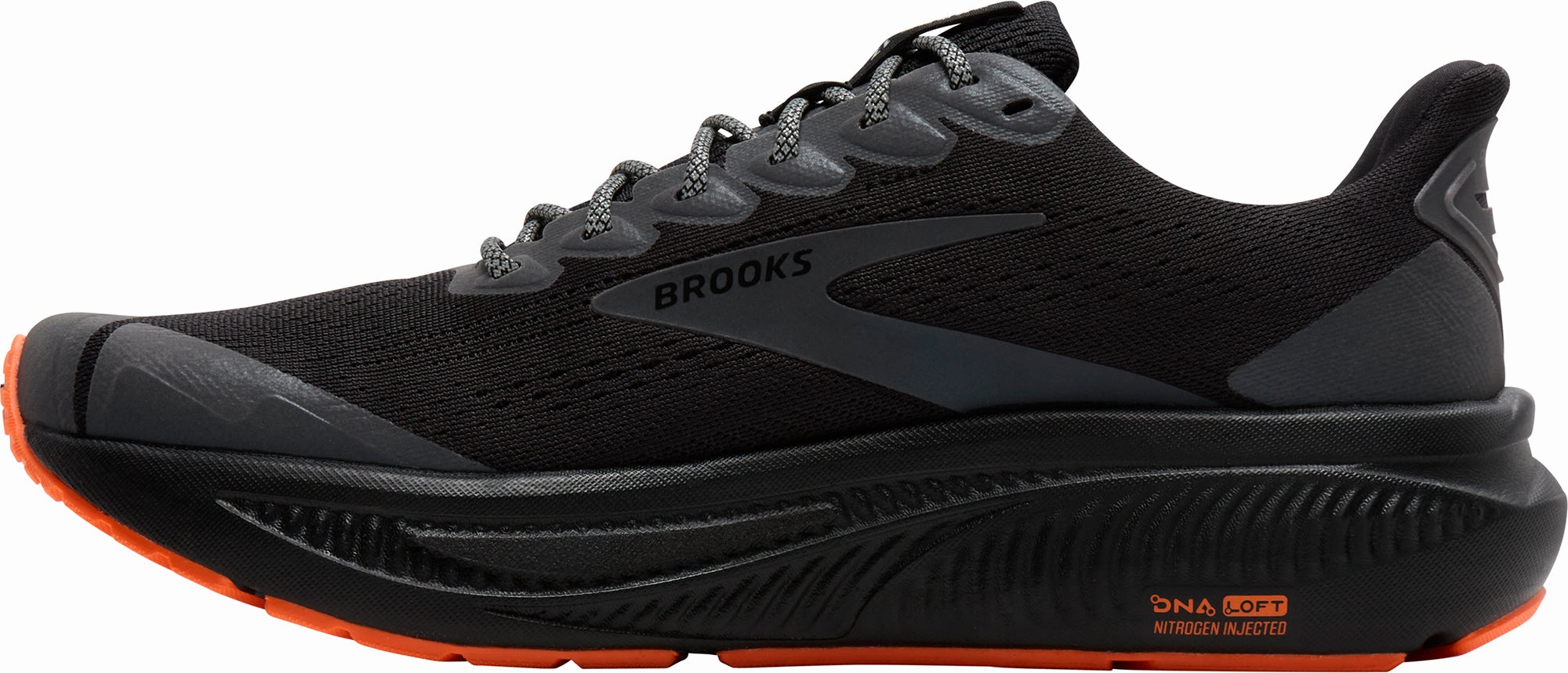Brooks Ghost 17 Womens Running Shoes - Black Breathable flair