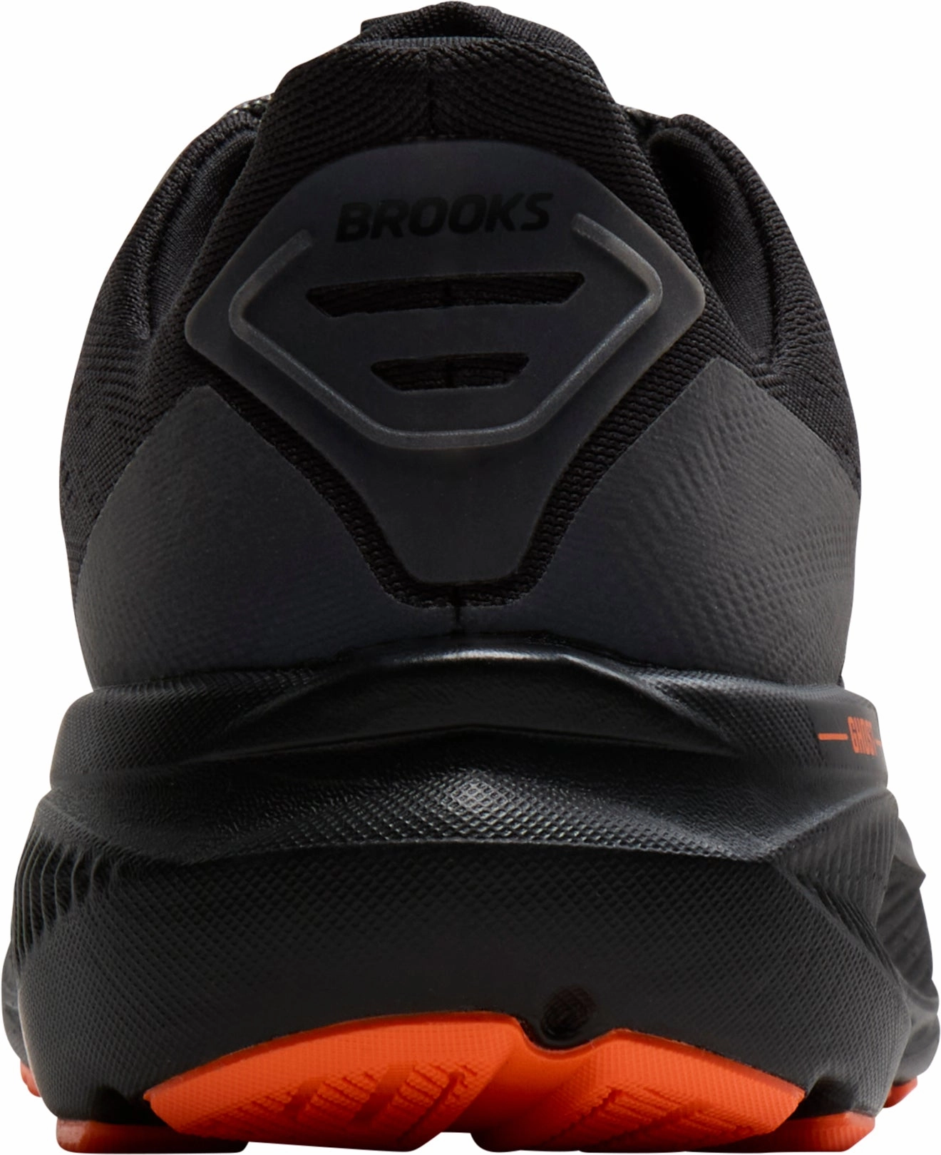 Good elasticity Weather Resistant Coating Brooks Ghost 17 Womens Running Shoes - Black