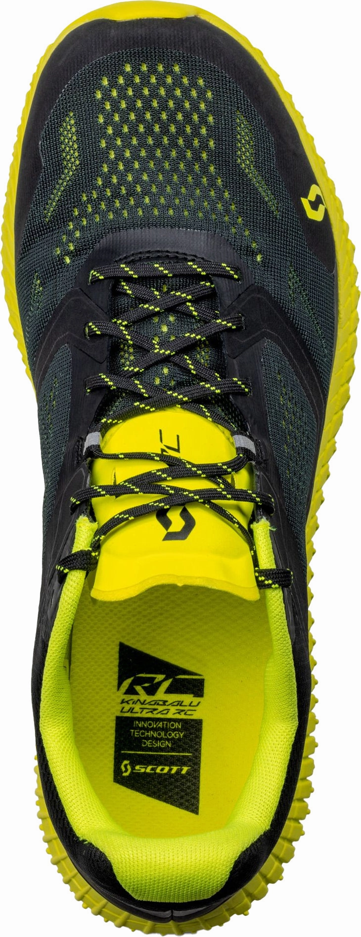 Scott Kinabalu Ultra RC Mens Trail Running Shoes - Black Reflective Trim Lateral Bracing