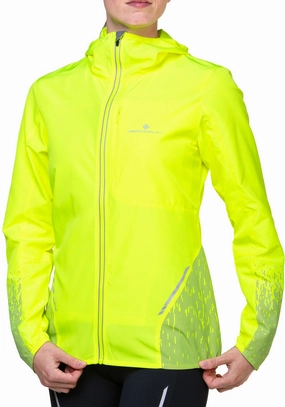 Warm Shield Ronhill Tech Reflect Womens Running Jacket - Yellow