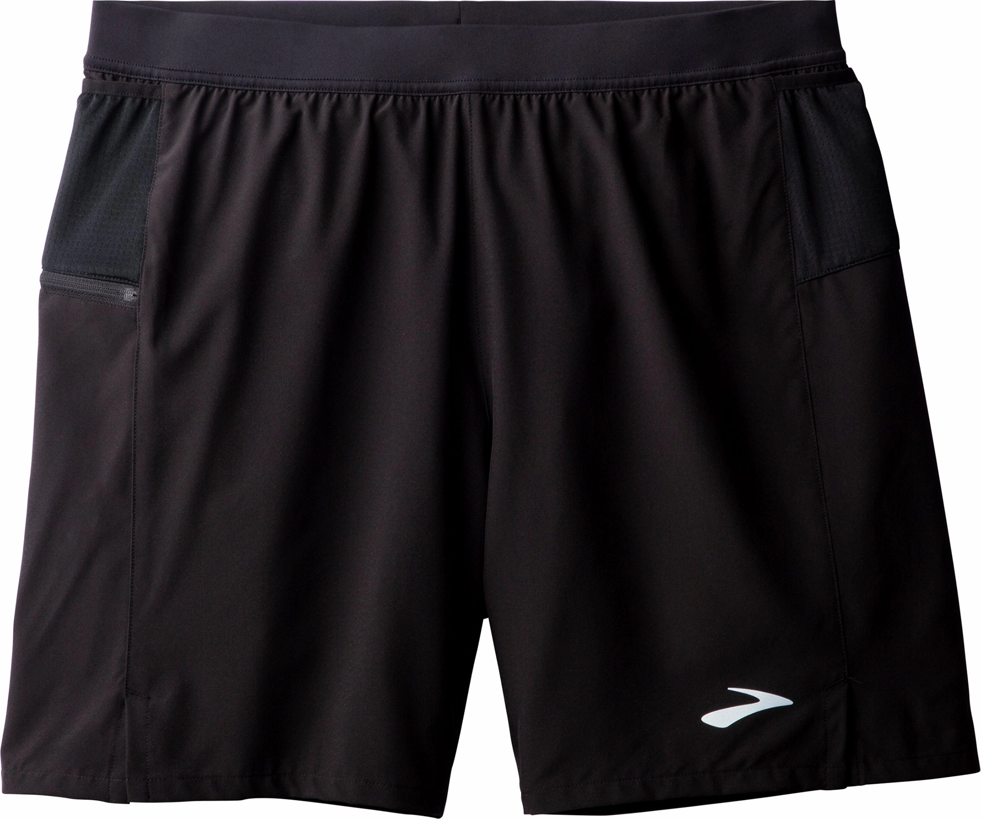 custom-made Brooks 7 Inch Journey 2 In 1 Mens Running Shorts - Black