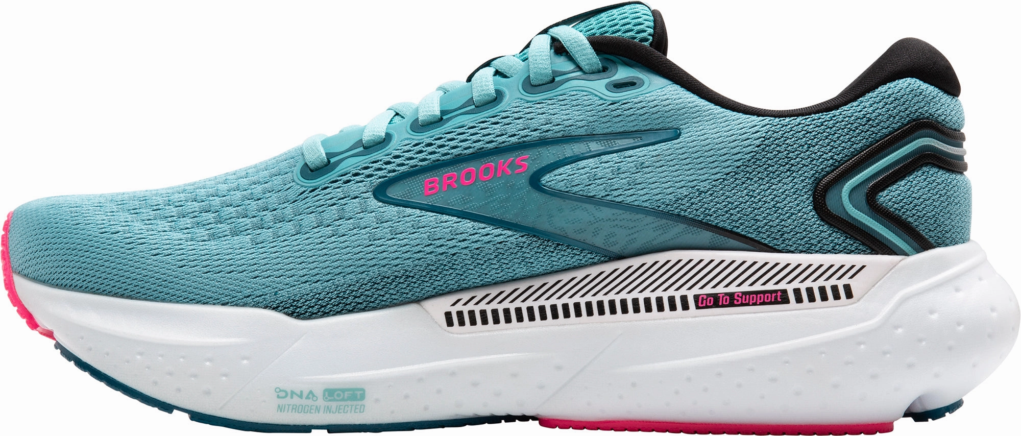 Brooks Glycerin GTS 21 Womens Running Shoes - Blue running shoes for trail races