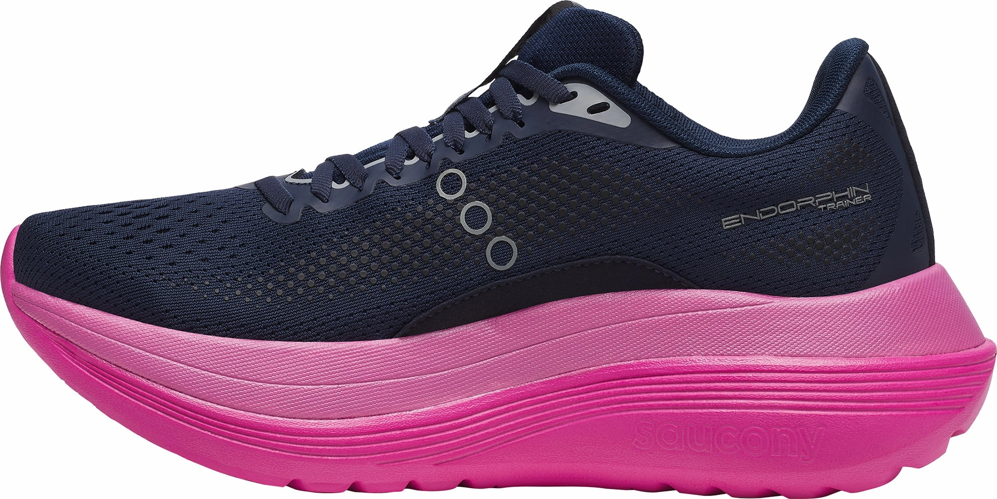 Secure - fit training running shoe situation Saucony Endorphin Trainer Womens Running Shoes - Blue