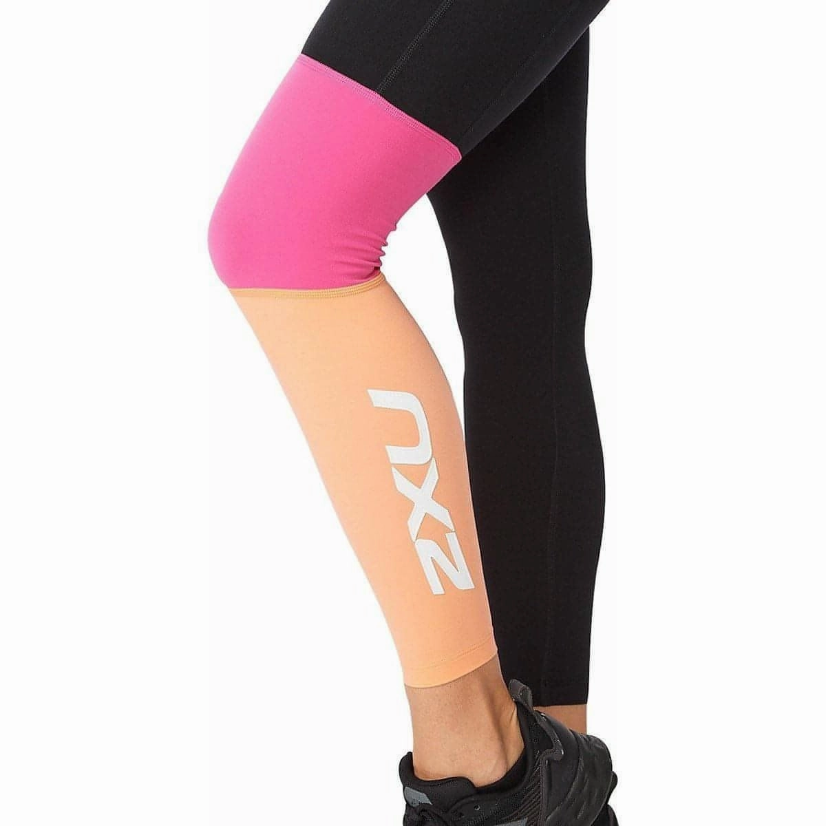 Daily Routine Budget Friendly Fresh Vibe 2XU Form Block Hi Rise Compression Womens Long Running Tights - Black