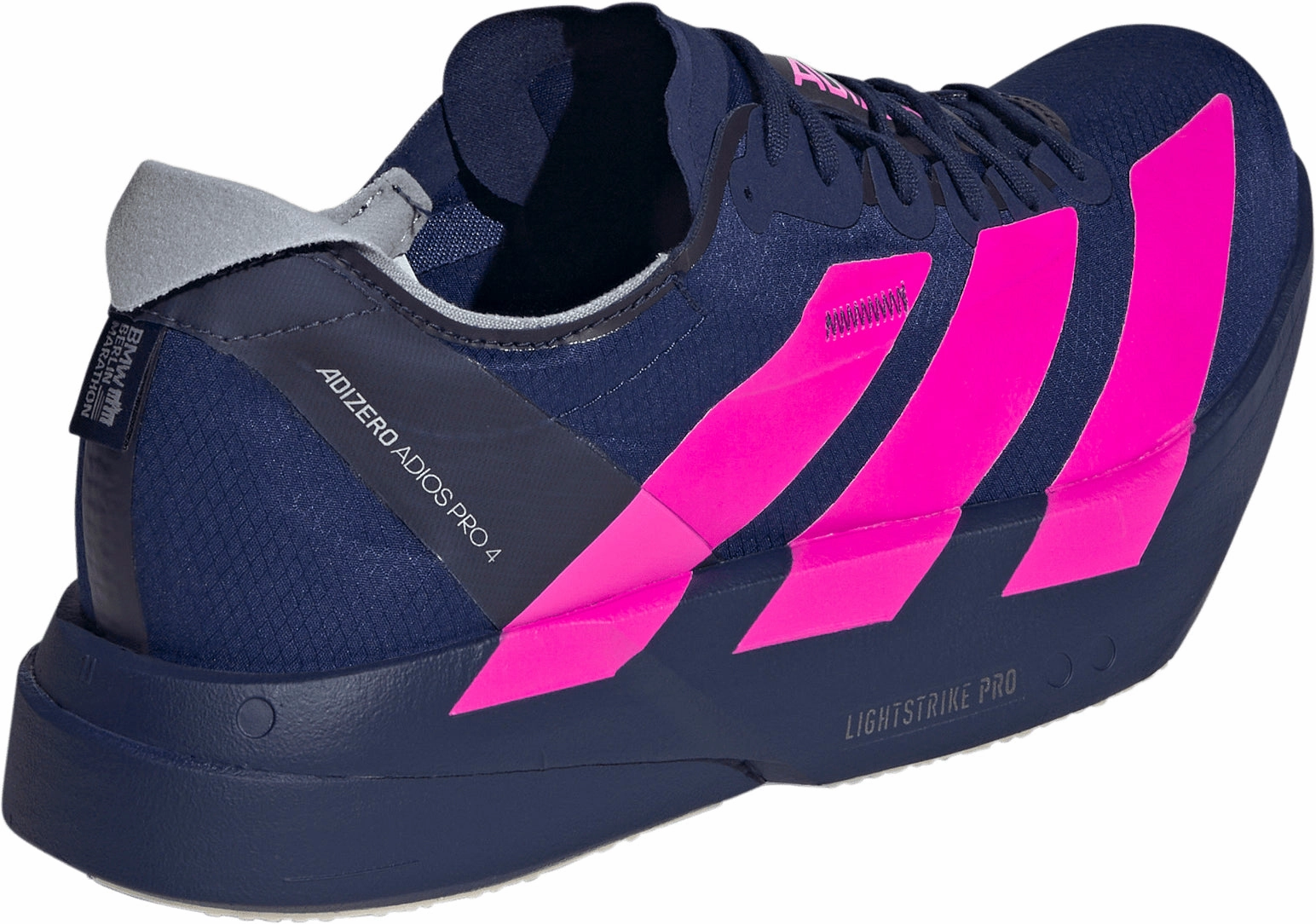 Enhanced Heel Counter adidas Adizero Adios Pro 4 Mens Running Shoes - Blue