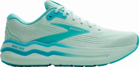 leather - free Flexibility - improving Brooks Ghost Max 2 Mens Running Shoes - Green
