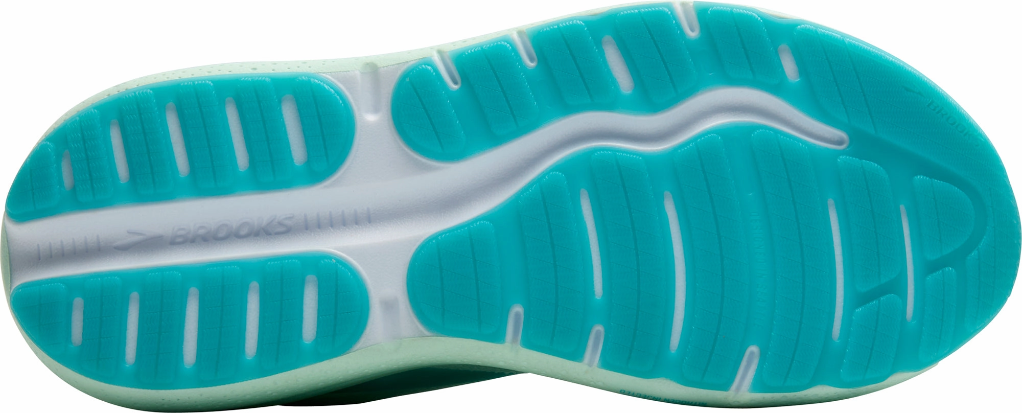 Stretch Knit Upper Brooks Ghost Max 2 Mens Running Shoes - Green