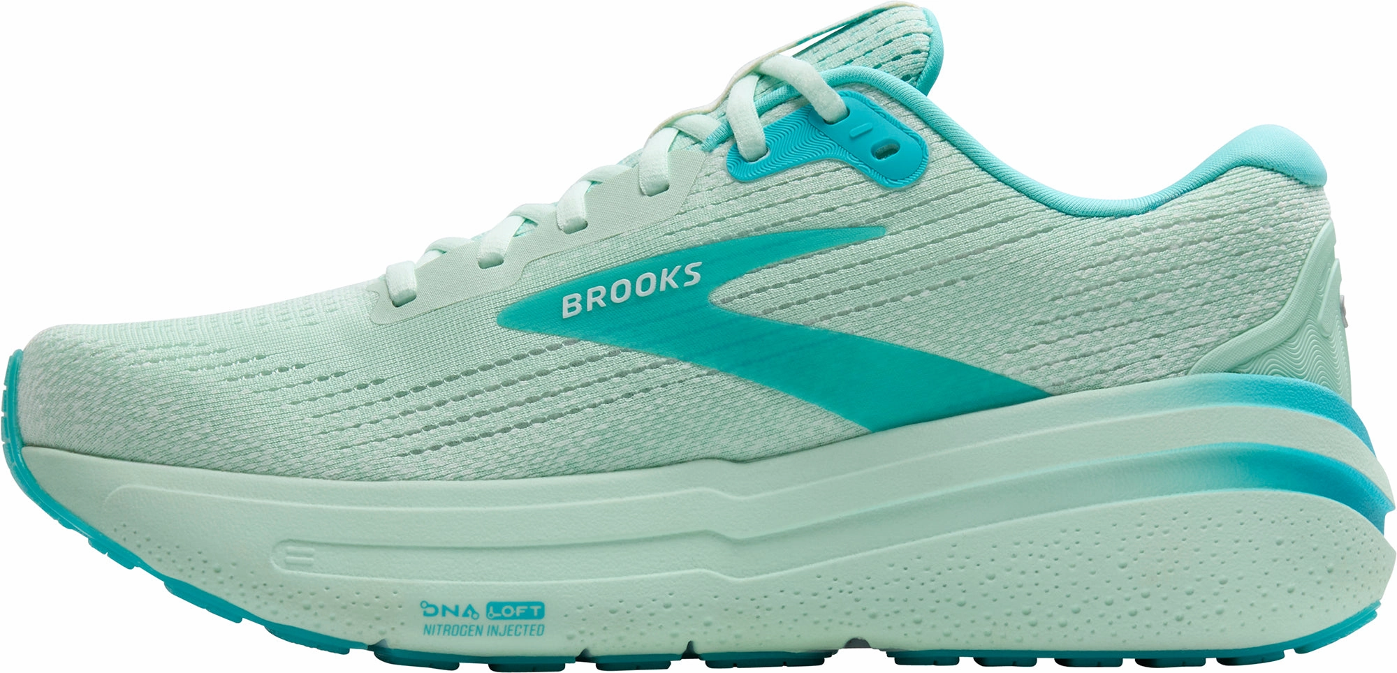 Brooks Ghost Max 2 Mens Running Shoes - Green cross - training